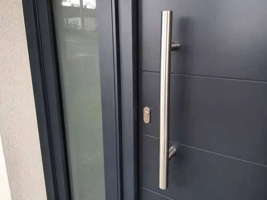 Presek profila ALU vrata sa čeličnim ojačanjem od 2mm